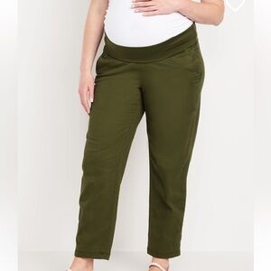 NWT Old Navy Maternity Rollover-Waist OGC Chino Pants